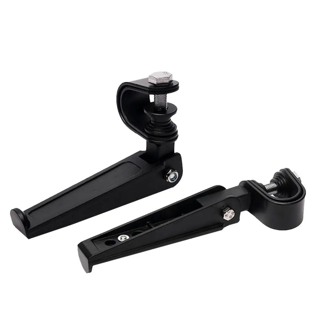 

2x Aluminum Motorcycle Rear Passenger Footrest Foot Pegs Bracket for Harley