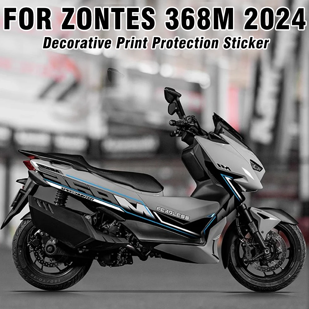 

Motorcycle Waterproof Fairing Body Sticker Decorative Fuel Tank Pad Decals Kit Protector Accessories For ZONTES 368M 368 M