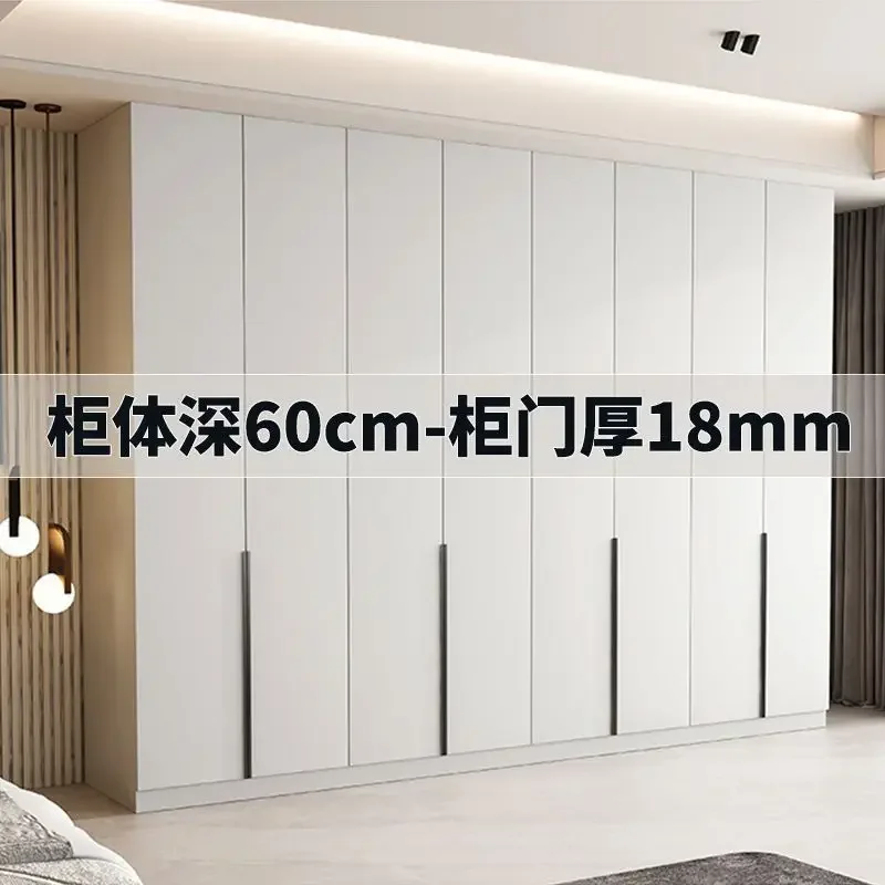 Feimas modern simple one-door to-top household bedroom wardrobe solid wood cabinet six or eight doors storage overall wardrobe