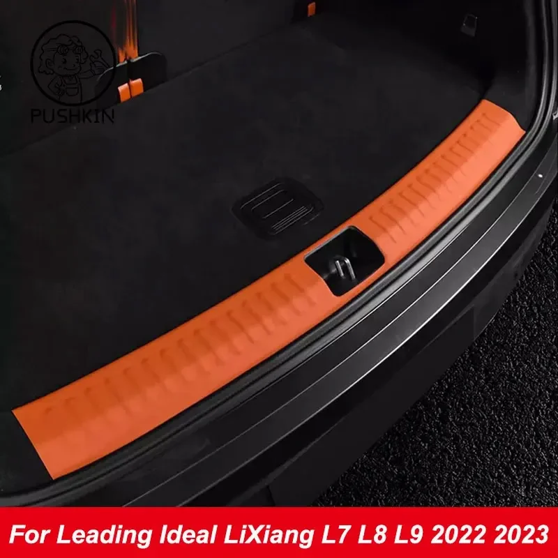 

For Leading Ideal LiXiang L7 L8 L9 2022 2023 2024 Trunk Sills Are Leather Protected Sticker Interior Accessories