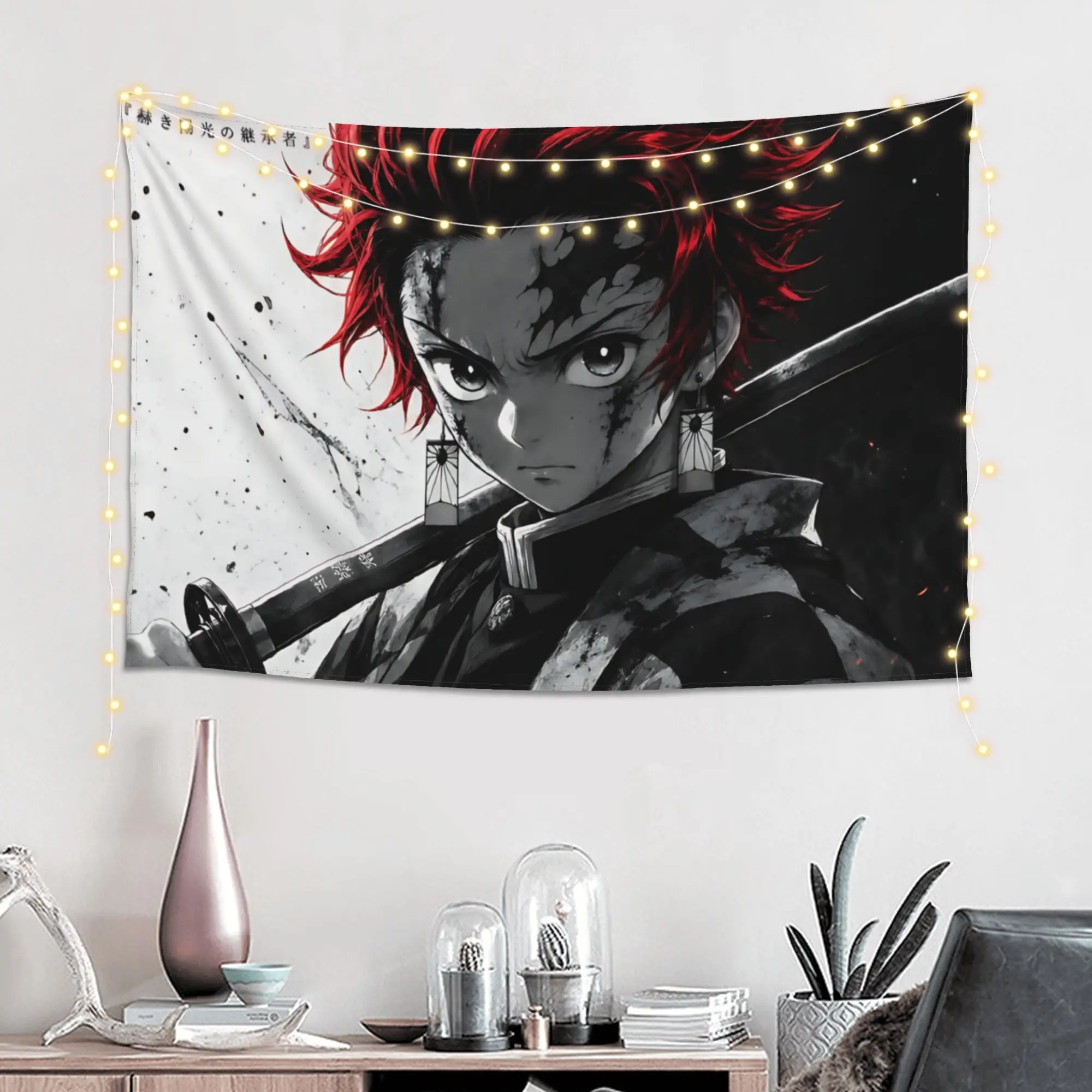 Halloween Demon Slayer Cutecore Tapestry Room decoration  Home Decoration Tapestry Decor Accessories Cute Room Decor