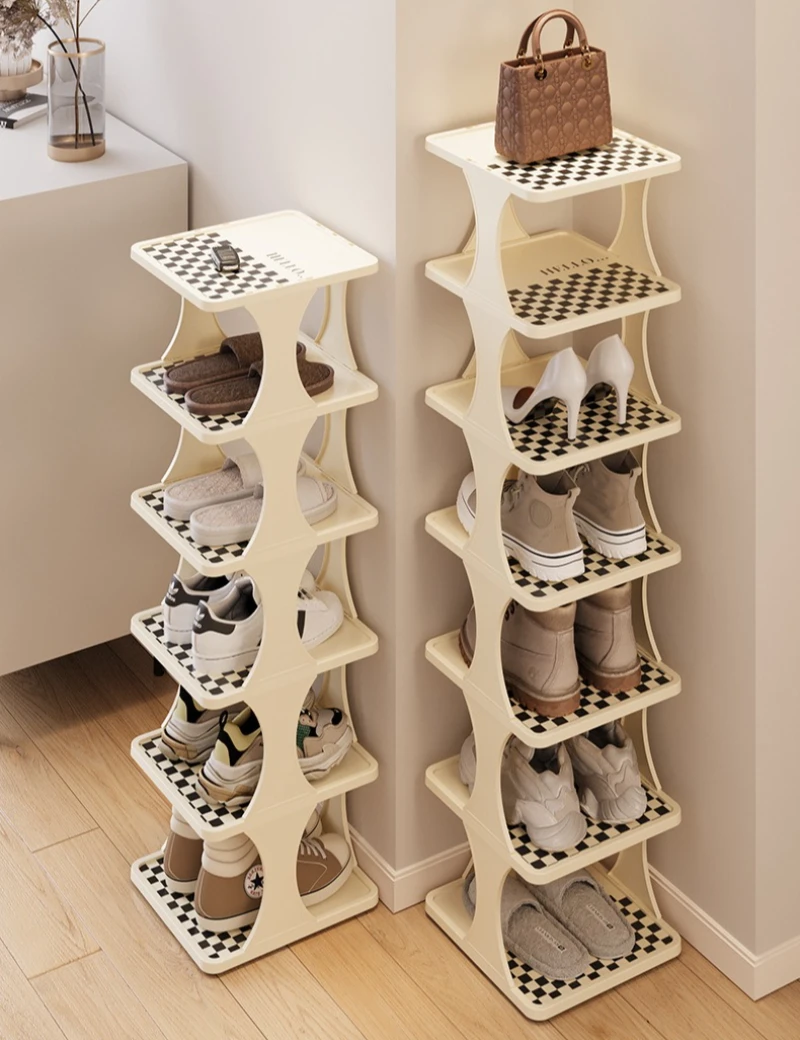 

5-layer Simple Storage Shoe Rack for Home Entrance, Indoor Gap, Dormitory Shoe Cabinet