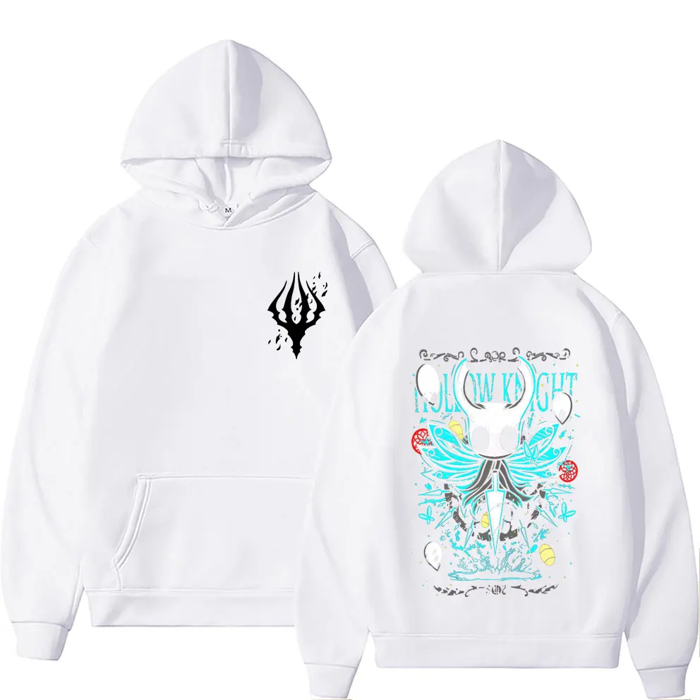 

Hot Game Hollow Knight Graphic Hoodie Men Women Cartoon Oversized Pullover Hoodies Unisex Casual Vintage Sweatshirt Fans Gift