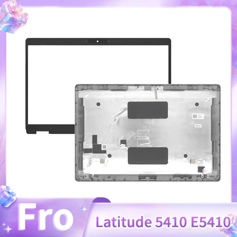 

Новая сменная крышка для ноутбука серии Latitude 5410 E5410, задняя крышка ЖК-дисплея, передняя рамка 0NKPM7 00W819, серебристая
