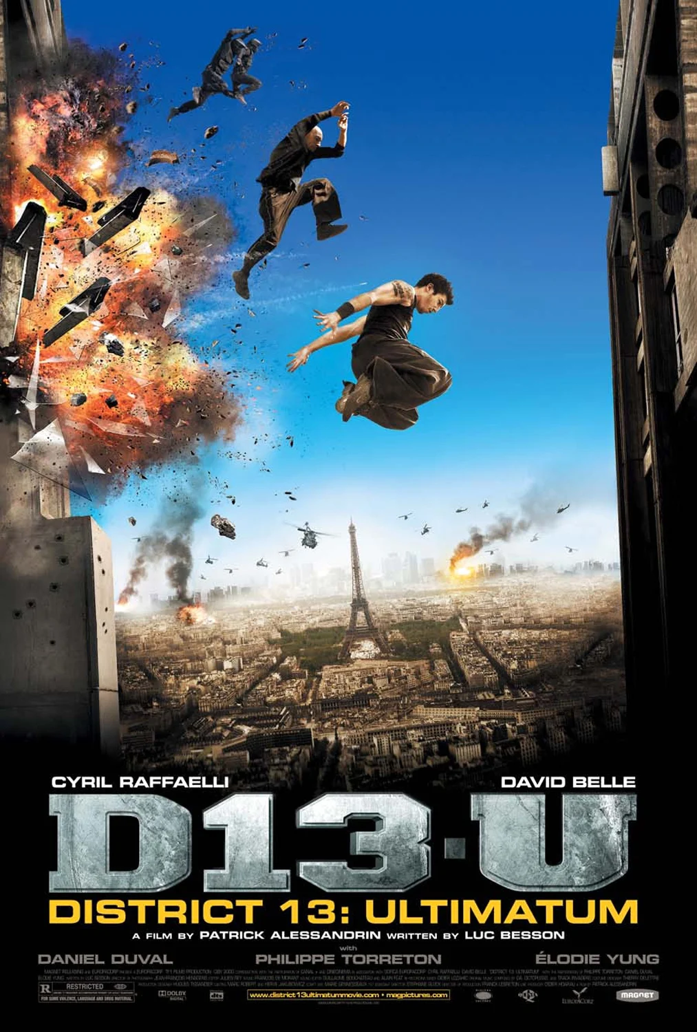 Hot Rare Movie Banlieue 13 (2004) Art SILK POSTER Wall Art Home Decorative painting