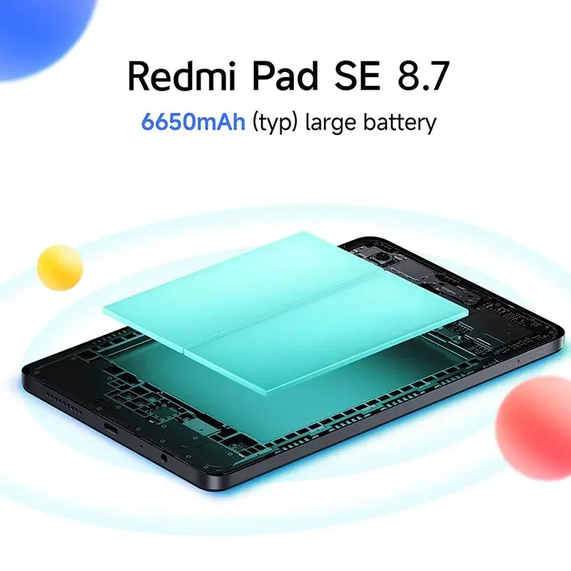 Xiaomi-Redmi Pad SEタブレット,グローバルバージョン,6GB, 128GB,mediatek helio g85,オクタコア,8.7インチ,90hz fhdディスプレイ,6650mahバッテリー