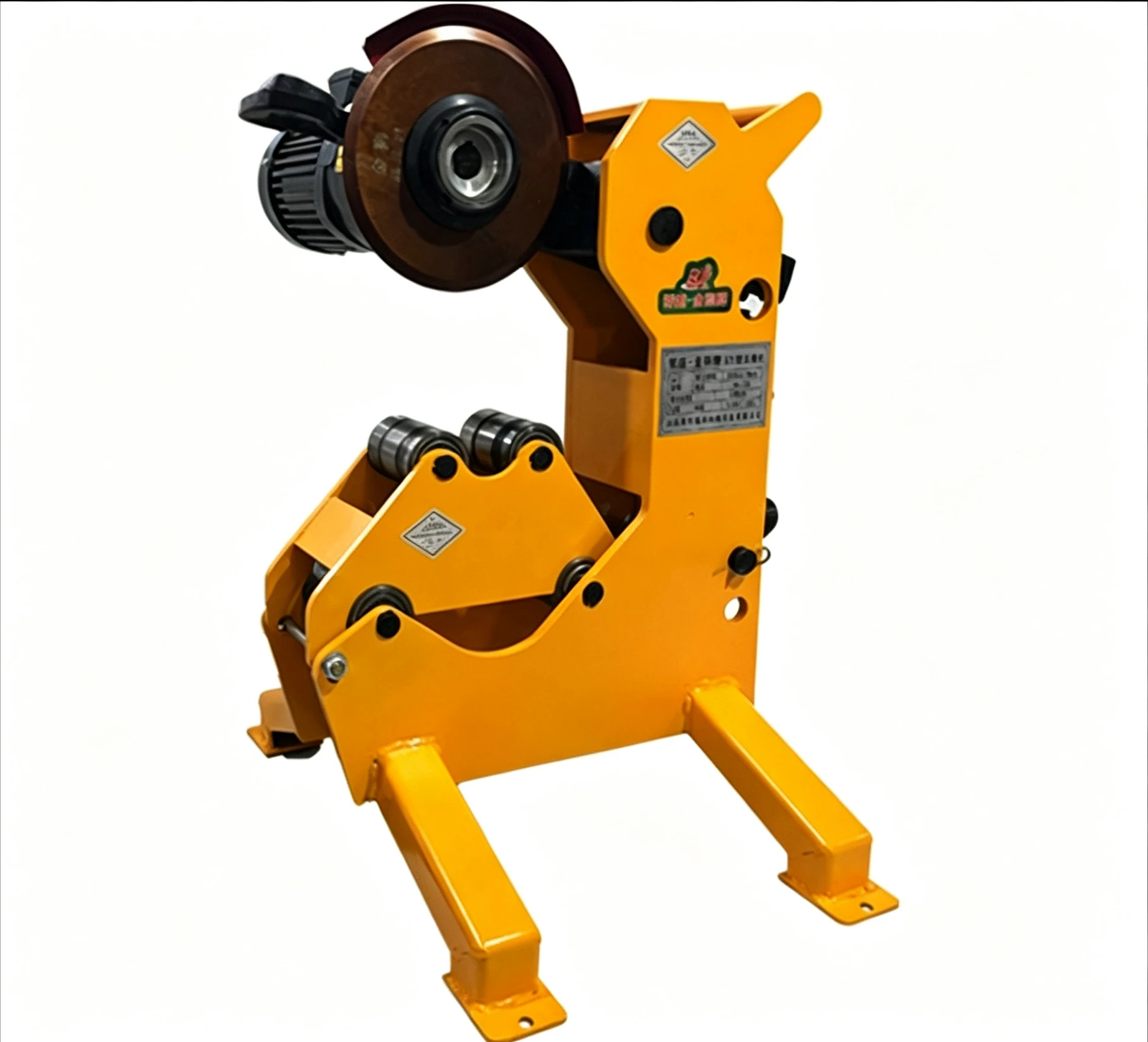 Electric Hydraulic Pipe Grooving Machine with Cutting and Hole Punching for Fire Protection Steel Pipe Automatic Heavy Duty