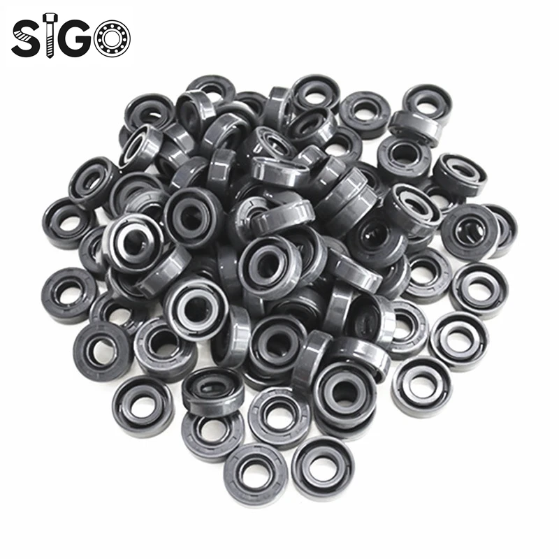 TC-24*32*34*35*36*38*40*42*43*45*47*48*50*52*4/5/6/7/8/9/10/12 NBR Shaft Oil Seal Nitrile Covered Double Lip With Garter Spring