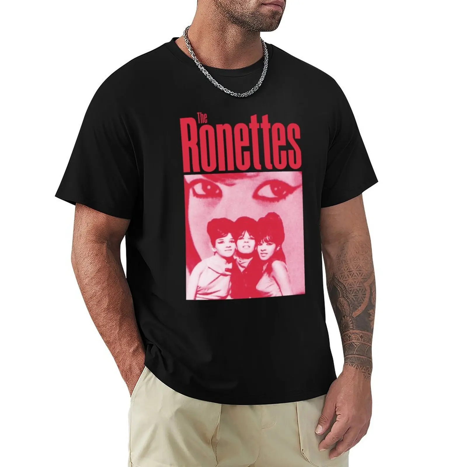 

THE RONETTES T-Shirt Big and Tall Basic Tee Shirt