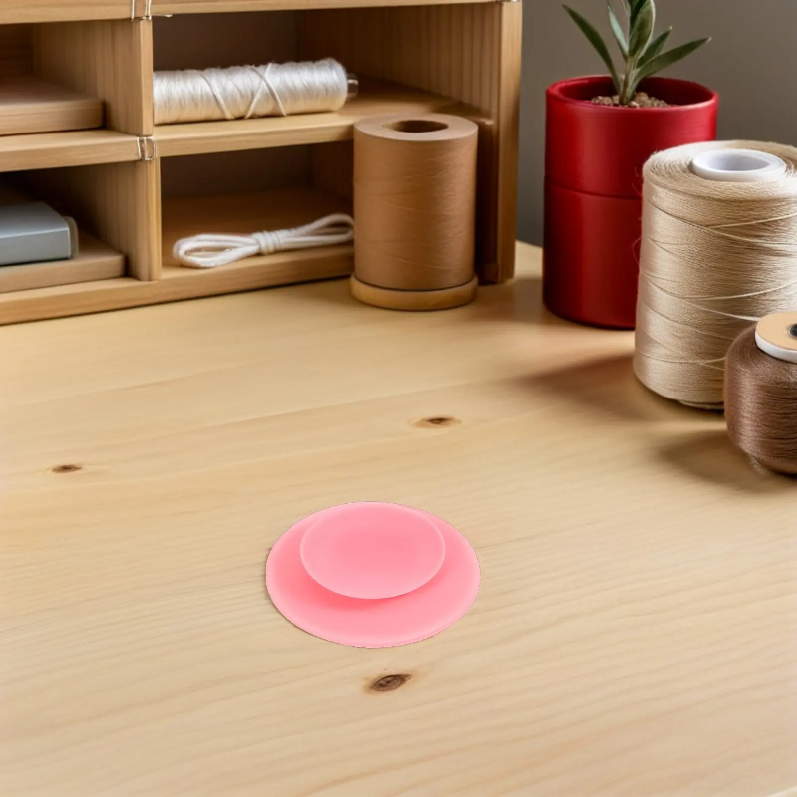 8Pcs Anti-Spill Silicone Suction Pads Double Sided Nonslip Plate Holder for Elderly Tableware Stability
