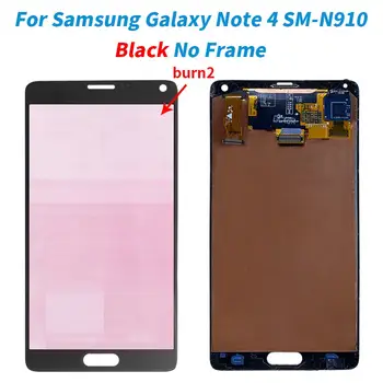 LCD displej AMOLED s technologií Burn Shadow pro SAMSUNG Galaxy Note 4 N910 N910F s dotykovou obrazovkou, digitalizátorem a sestavou dotykové obrazovky 6 nejlepší prodej displej Samsung Galaxy Note 4 N910F - №1