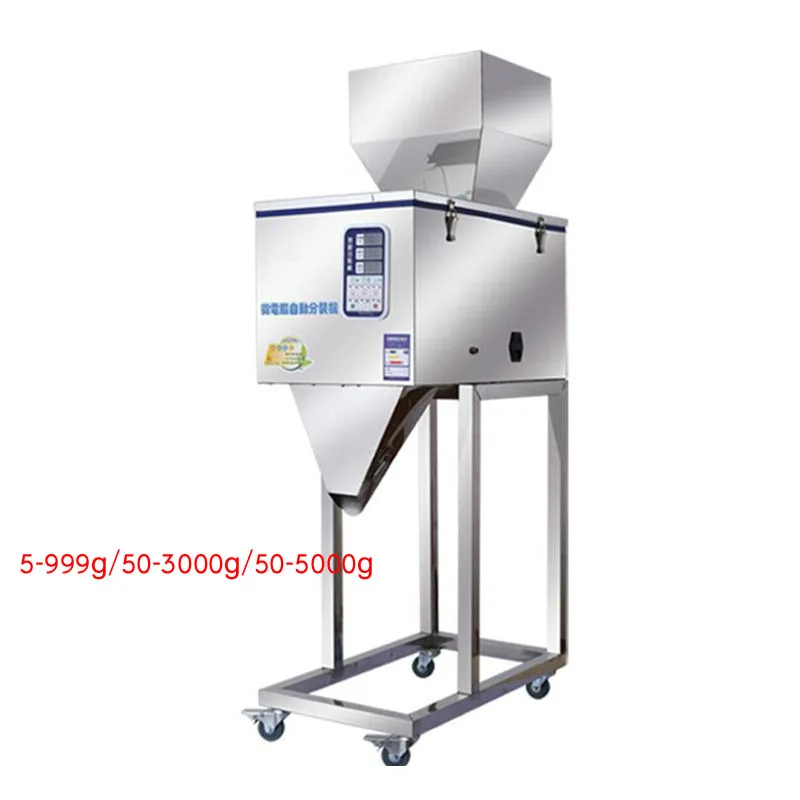 50-5000g Large Automatic Filling Machine For Flour Grain Seed Tea Screw Coffee Bean Cat Food Packaging Machine