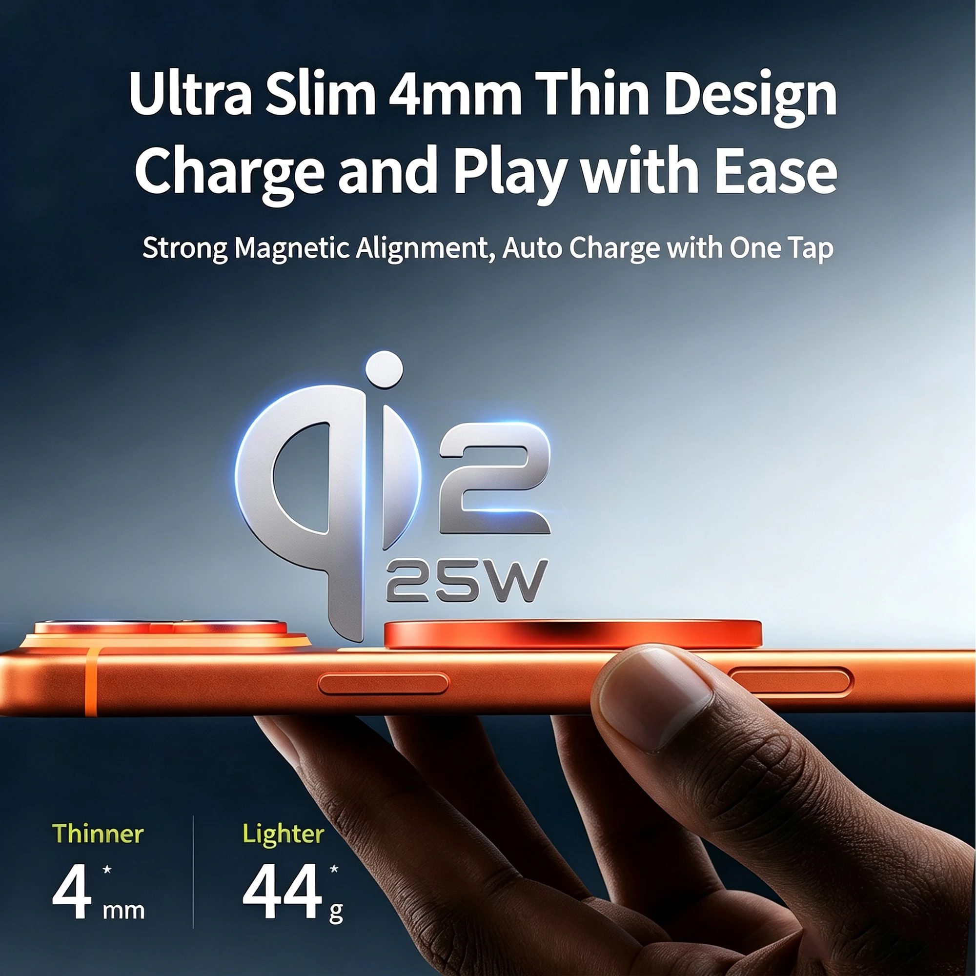 Qi2.2 Kabellose Ladegeräte 25W Magnetische Induktion USB Typ-C Adapter für iPhone 17 16 15 Pro Max ‌ 5W Airpods-Serie Xiaomi Samsung – Detail 7
