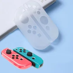 Transparent Bling Case Protective Cover Shell For Nintendo Switch 2/NS Oled Joy-Con Controller Glitter Matte TPU Soft Protector