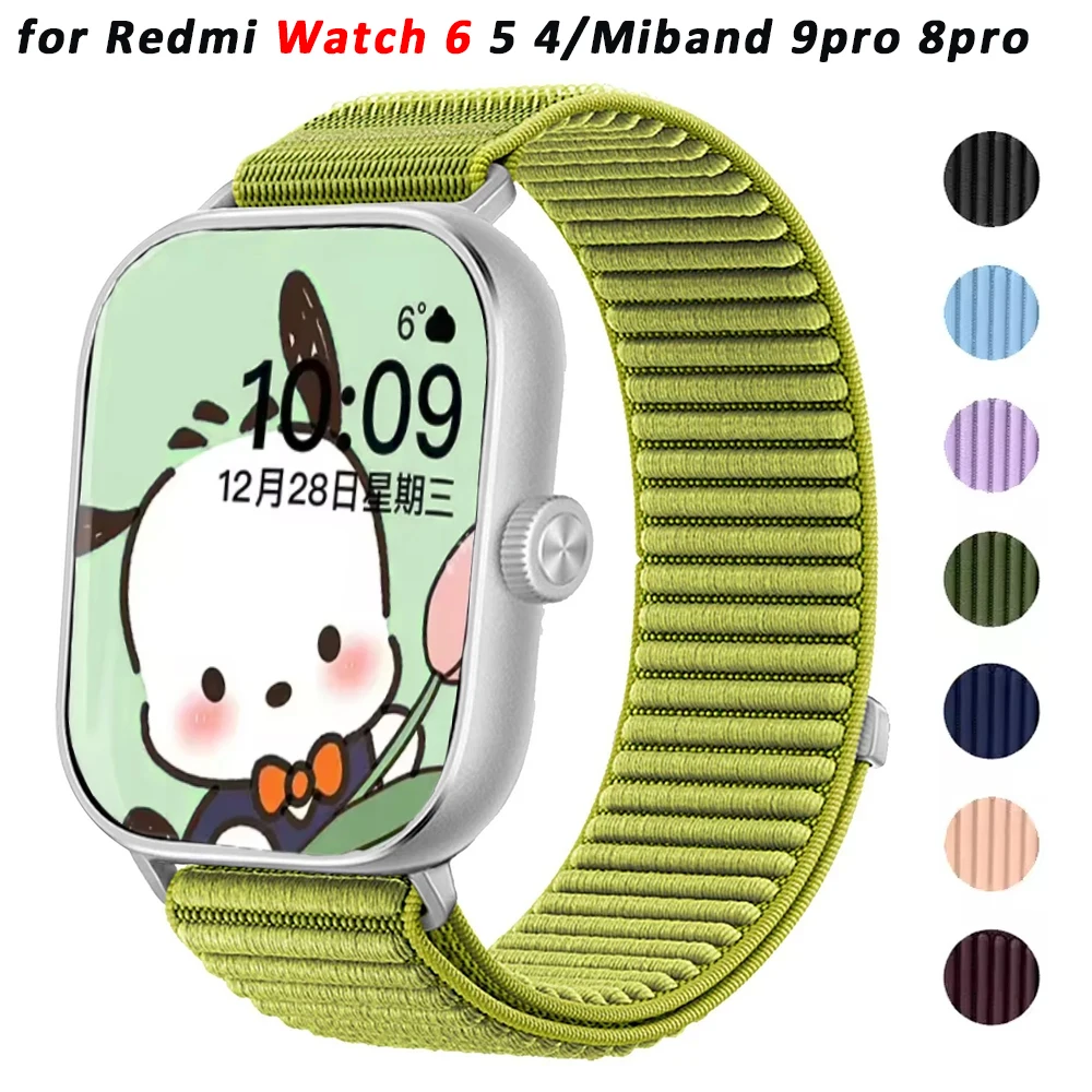 �y�Z�[�����zRedmi Watch 6 5 4�p�i�C�������[�v�X�g���b�v�Axiaomi Miband 9pro 8pro�p�X�|�[�c�ʋC���o���h�Acorrea�x���g�E�H�b�`�u���X���b�g�A�N�Z�T���[