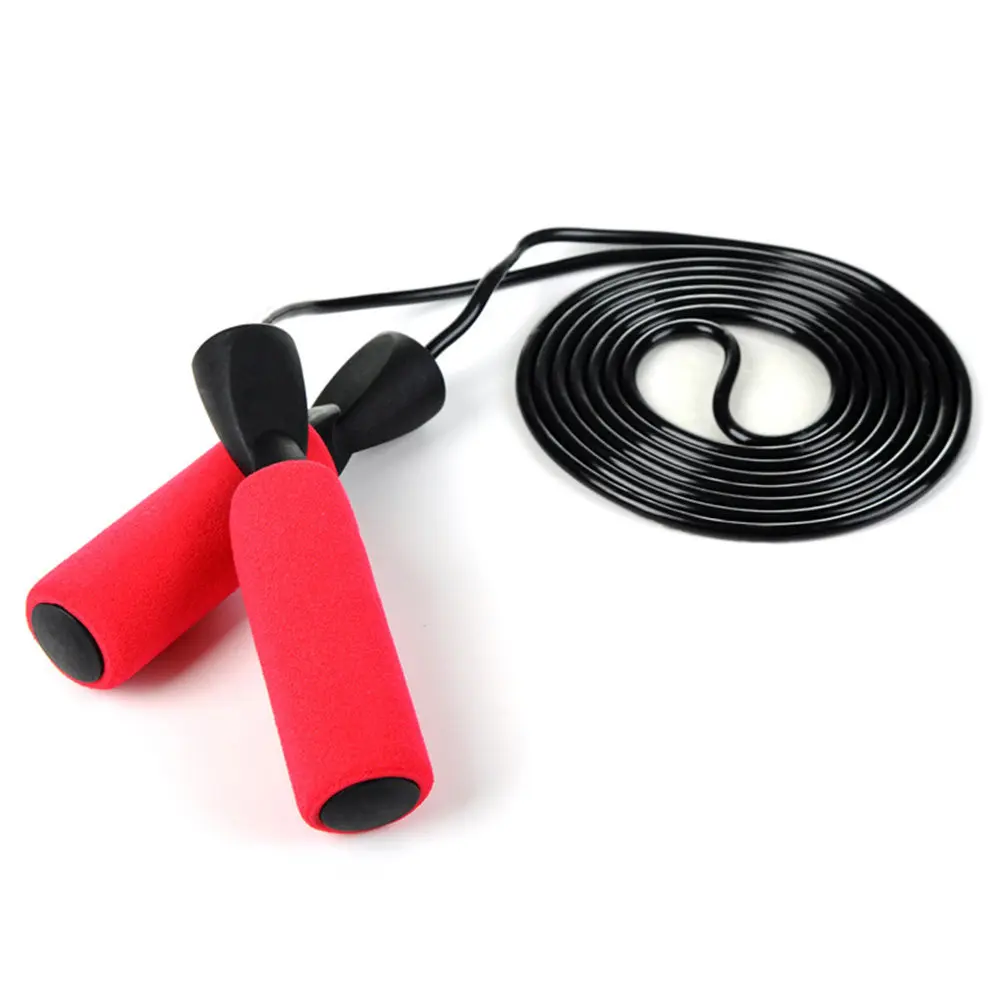 5Pcs Sponge Handle Jump Rope with Ball Bearing System for Smooth Fast Rotations Fitness Sports Rope Jumping Exercise Gym Workout
