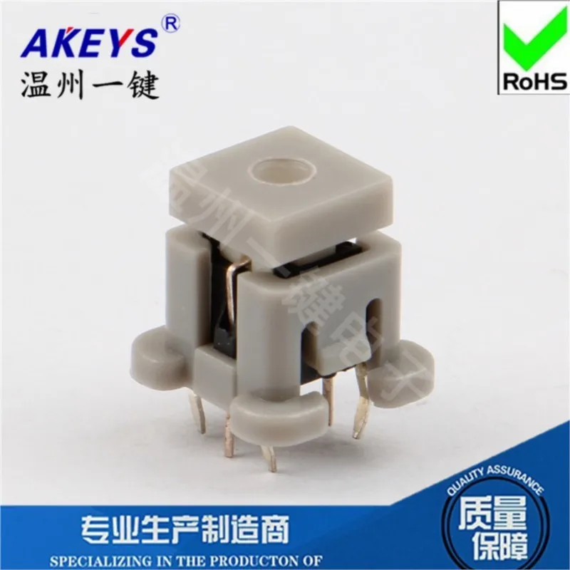 Le connecteur de commutateur tactile à 6 broches TS-H009 de 10 pièces a une durée de vie élevée. Clé de presse incluse à lumière TS-LS-003 8,5x8,5x11mm