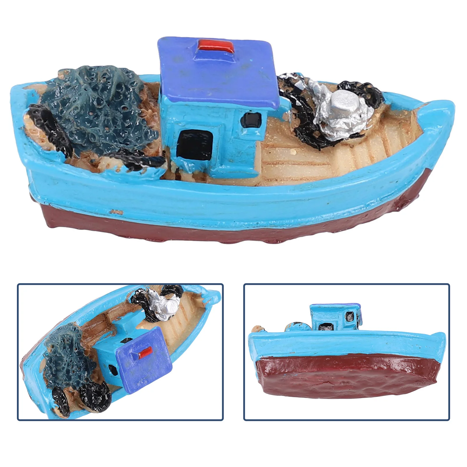 DIY Boat Decoration Model Toy At Random Craft Fishing Mini Miniature Tabletop 2*3*5cm Good Hot New Nice Useful