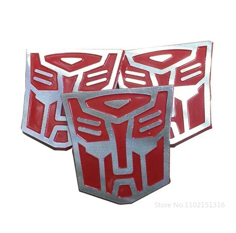 3D Metal Shoulder Logo Car Logo for MPP10 Commander Transformer toys Decepticons Autobots G1 Stickers