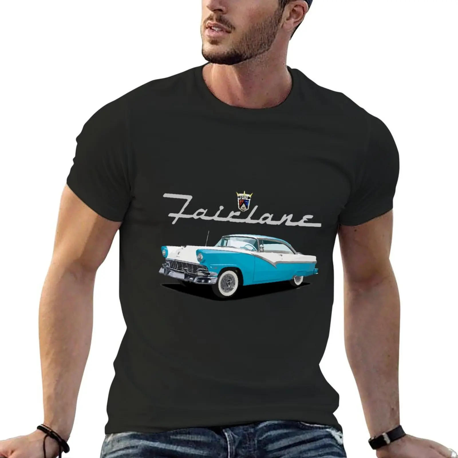 1956 Fairlane Victoria T-Shirt anime figures anime tshirt cotton graphic tees compression shirt men