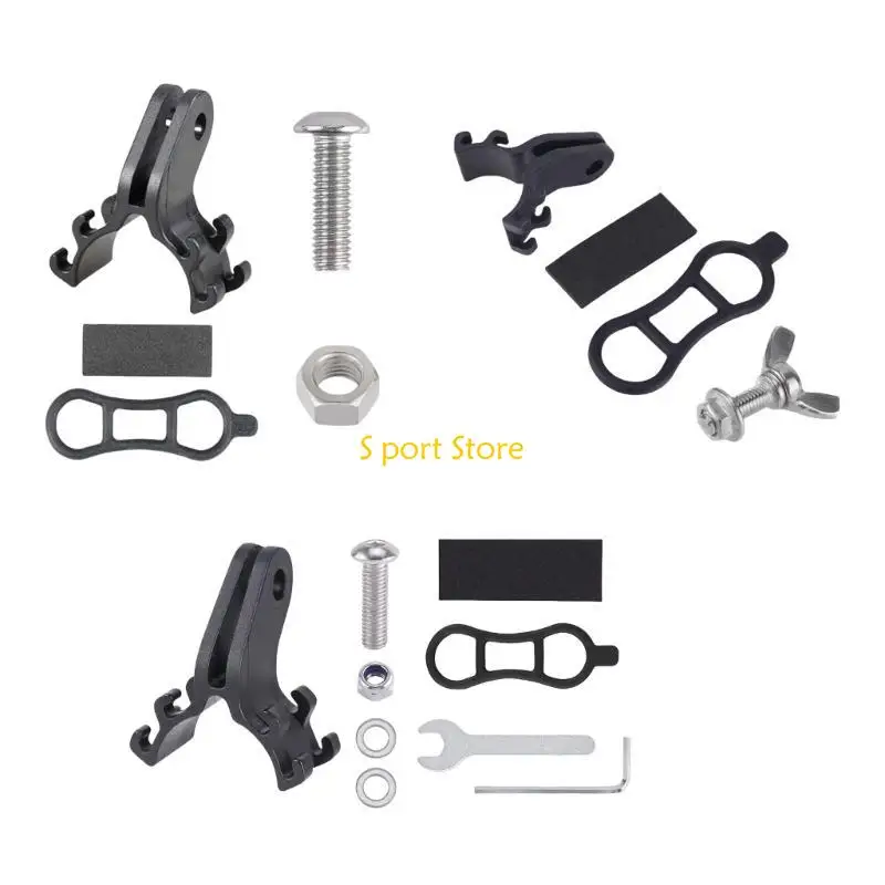 U2JB دراجات الضوء حامل الشعلة حامل مشبك الدراجات مشابك ضوئية حامل الشعلة #5