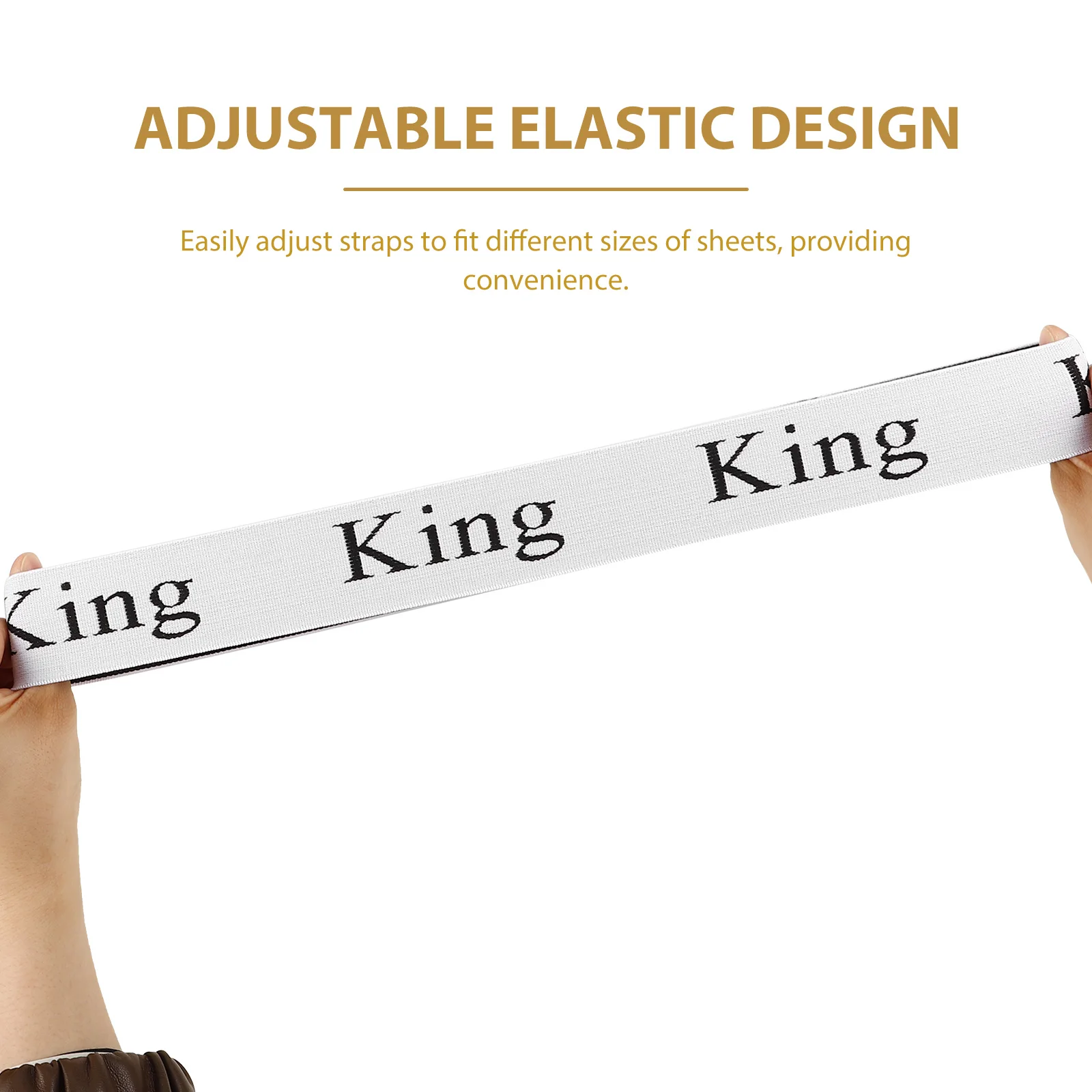 

4pcs Bed Sheet Storage Bands Adjustable Elastic Strap For Organizing Sheets Pillowcases Closet Home Organization Polyester