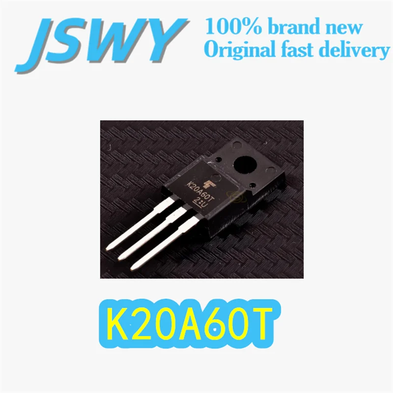 

(10/50 pieces) K20A60T Original K20A60 TO-220F Package IGBT 20A 600V Ultra-Fast Switching Electronics In Stock