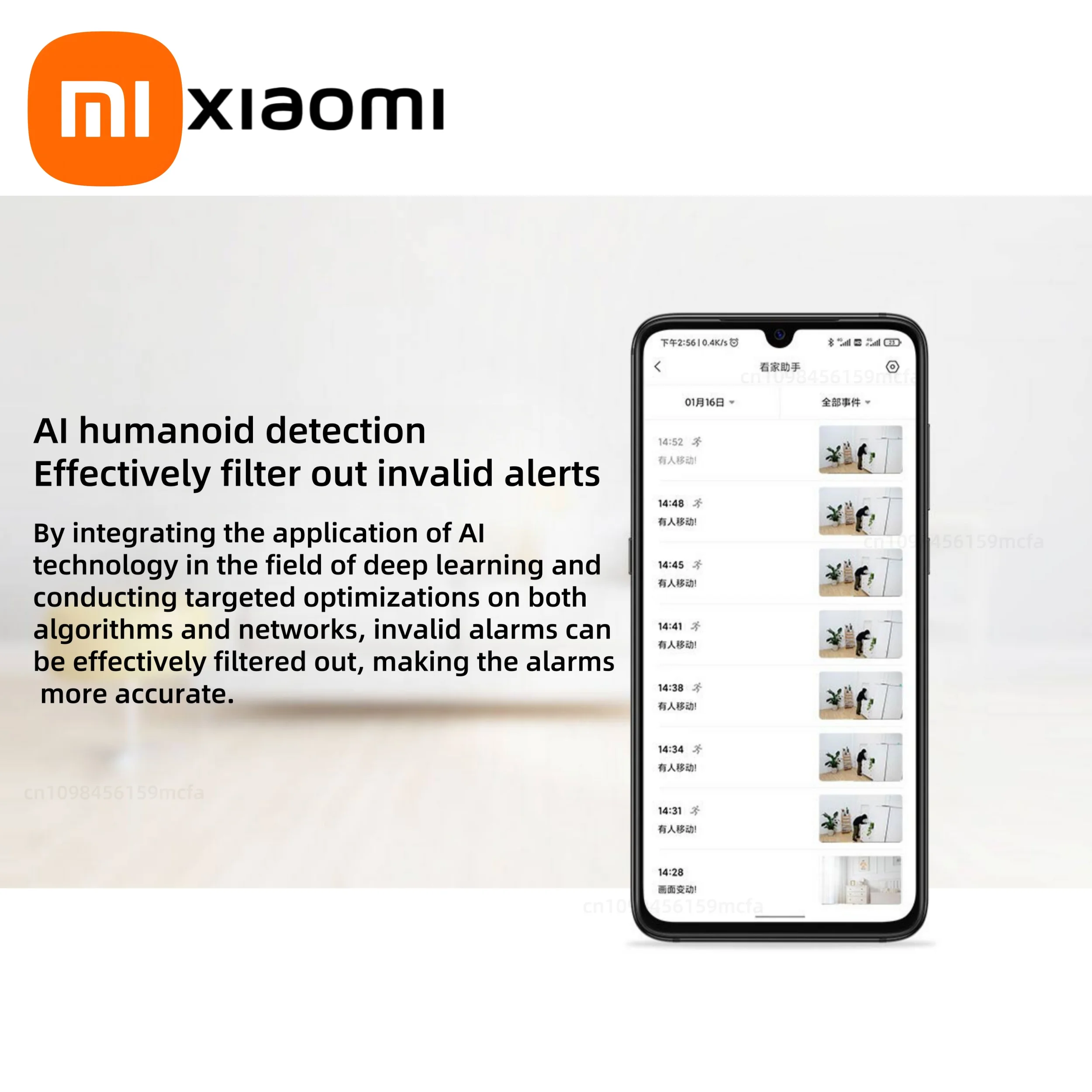 Xiaomi 360° Smart Home Security Camera Mi PTZ 2K Webcam 1296P 3 Megapixel AI Human Detection Night Vision Webcam Work With Miji