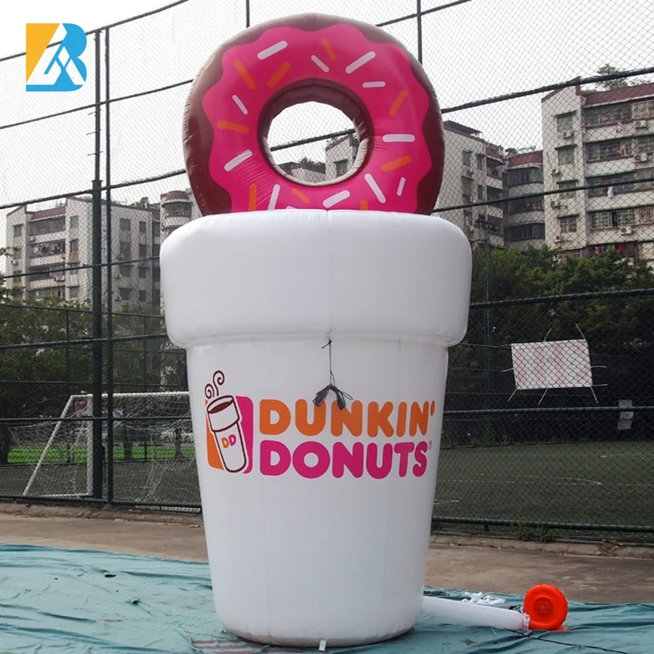 Custom Trade Show Inflatables Giant Inflatable Donuts Decoration for Summer Garden Party Decorations Toys