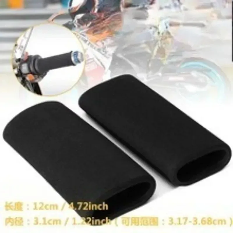 Universal Heat Shrinkable Grip Handlebar Cover Sleeve Motorcycle Anti Vibration Handle Cover Bar Foam Comfort Slip Over Grips