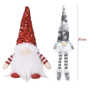 30 cm Helle Gnom Weihnachtsdekorationen 2024 Plüschpuppen ohne Elf Home Ornamente Navidad Neujahr 2024 Geschenk 12 Hauptverkäufe Gnomes Weihnachten - №1