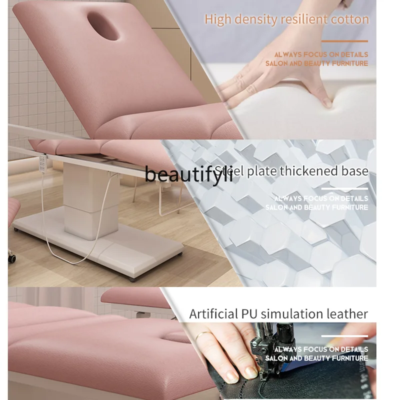 Beauty salon tattoo embroidery eyelashes electric lift beauty tattoo multi-functional body bed