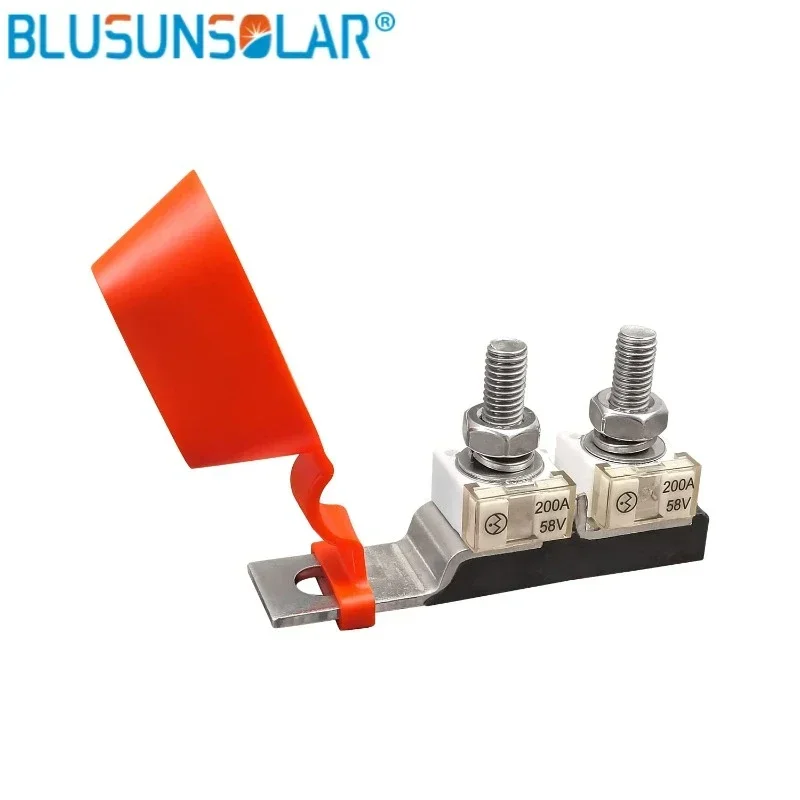 BLUSUNSOLAR Waterproof Terminal Fuse Block Kit Single Stud M8 (5/16') with Battery Fuse MRBF Solar Panel Accessory