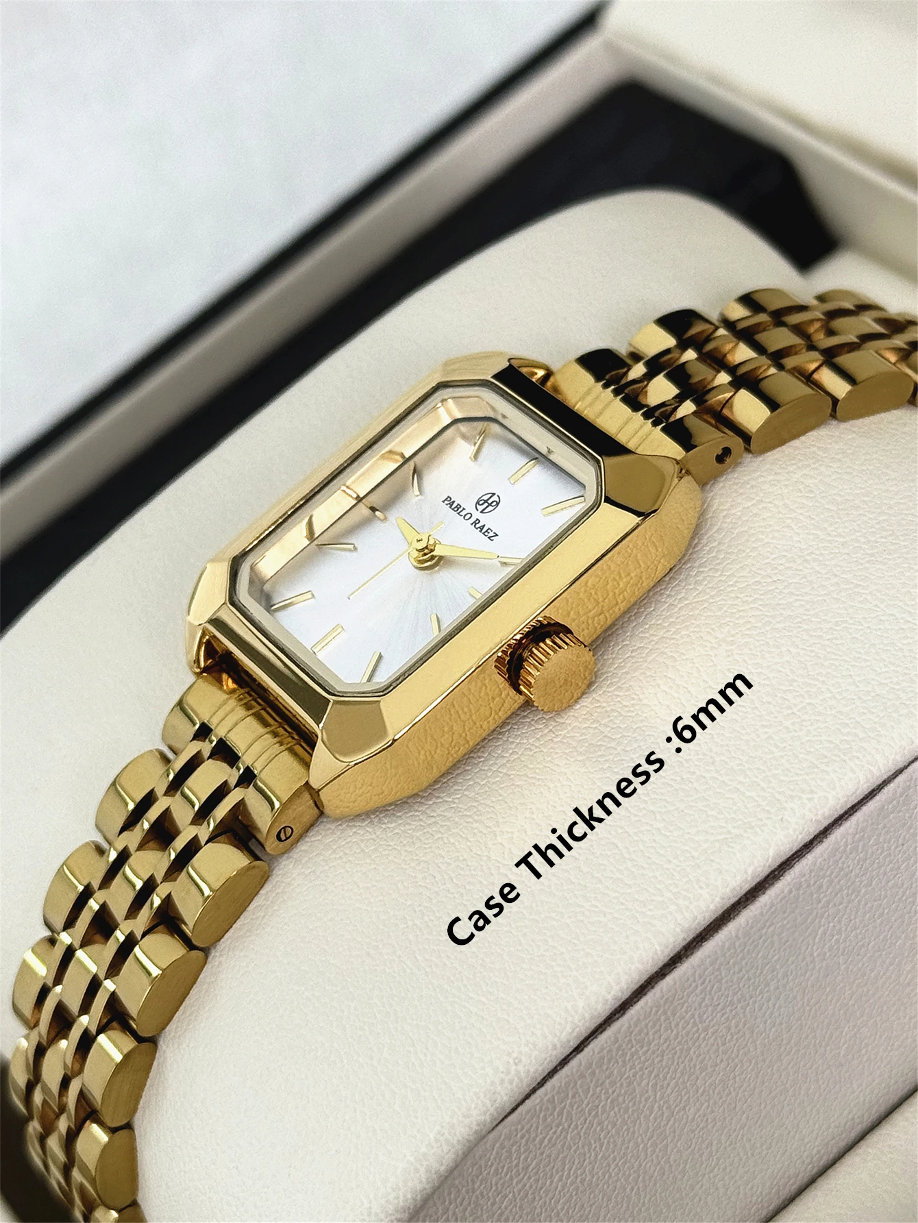 PABLO RAEZ Real Shot Elegant Ladies Wristwatch Waterproof Stainless Steel Exquisite Quartz High Quality Women's Watches