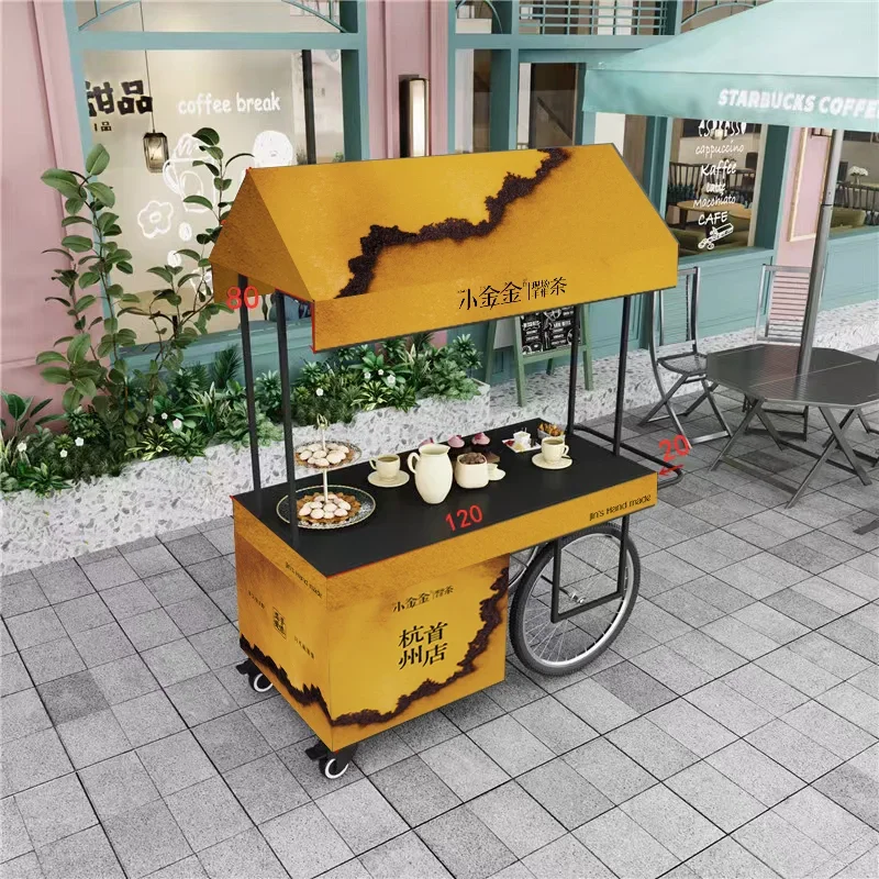 

float Mall promotion iron flower cart