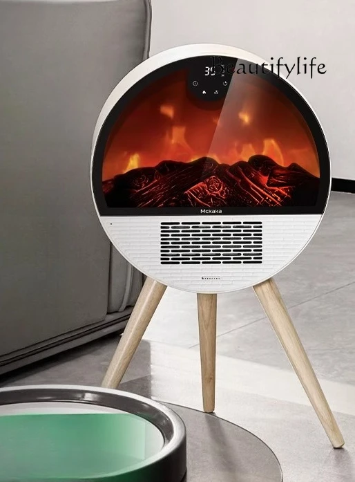 Simulation flame fireplace heater winter home heating machine designer living room bedroom fashion