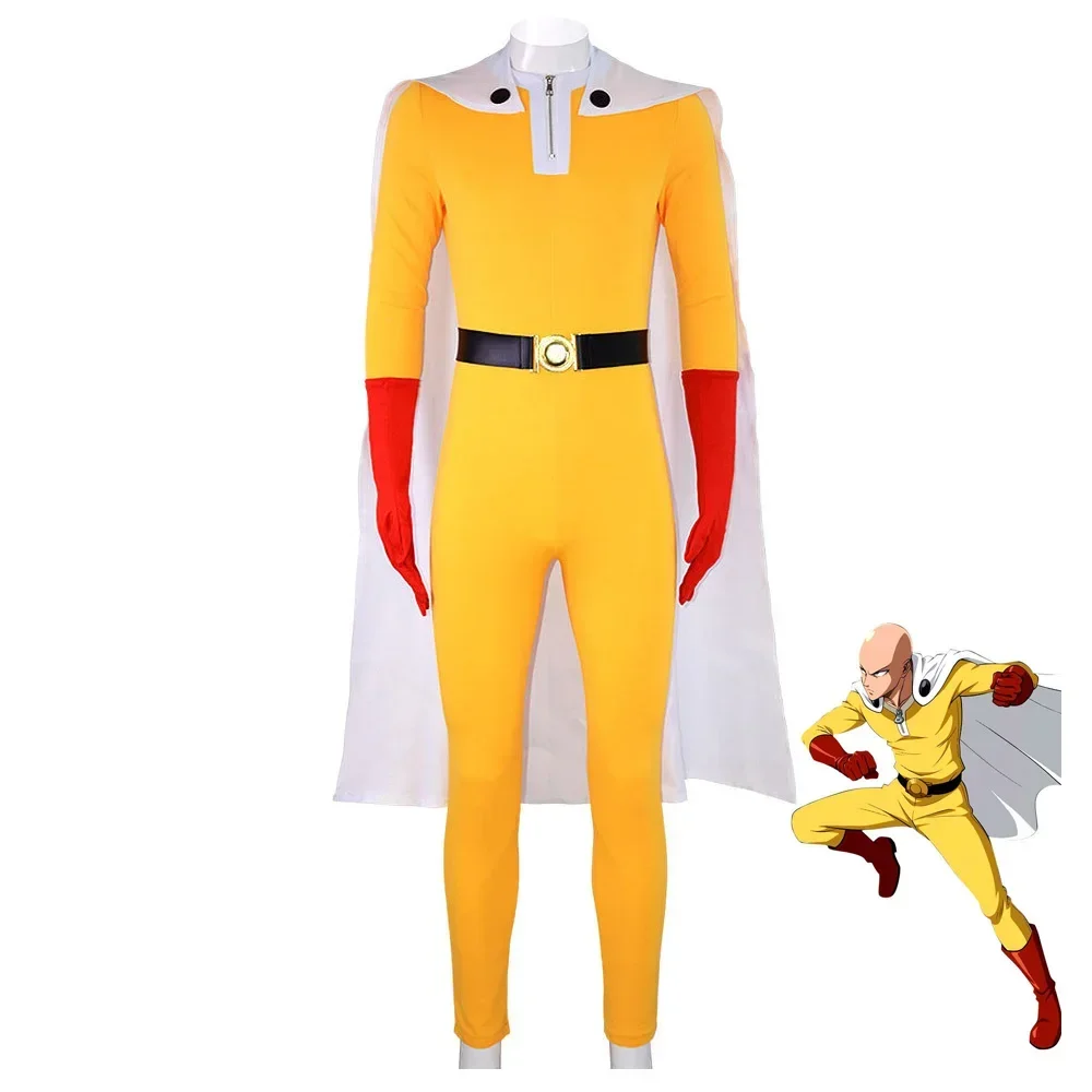 

Аниме косплей униформа One Punch-Man Сайтама мужской костюм