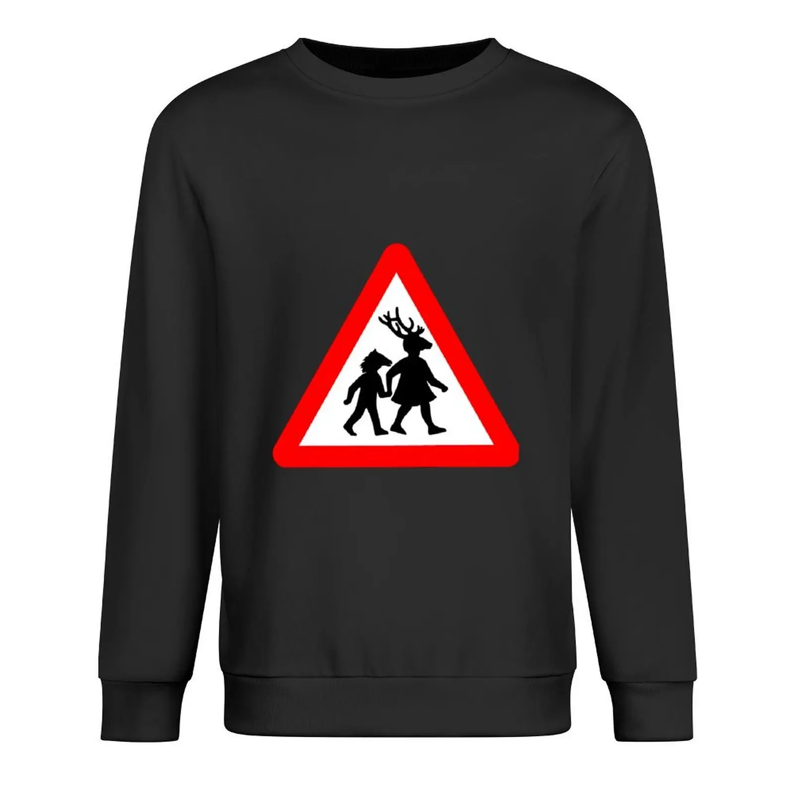 

Summerisle School Crossing Sign Pullover men clothing men's coat autumn sports sweatshirt man