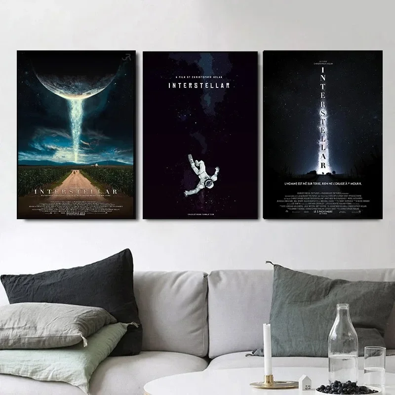 الكلاسيكية الساخنة الفيلم بين النجوم الجمالية قماش اللوحة ملصق جدار صورة فنية غرفة الديكور