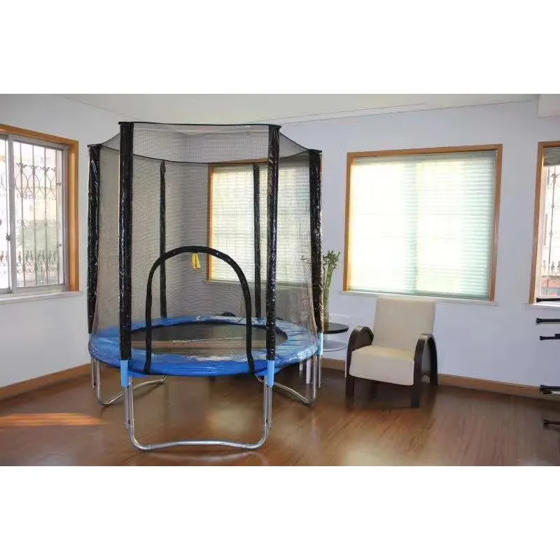 

60Inch Mini Bungee Trampoline Indoor Outdoor Kids Play Bed With Protective Net 2026