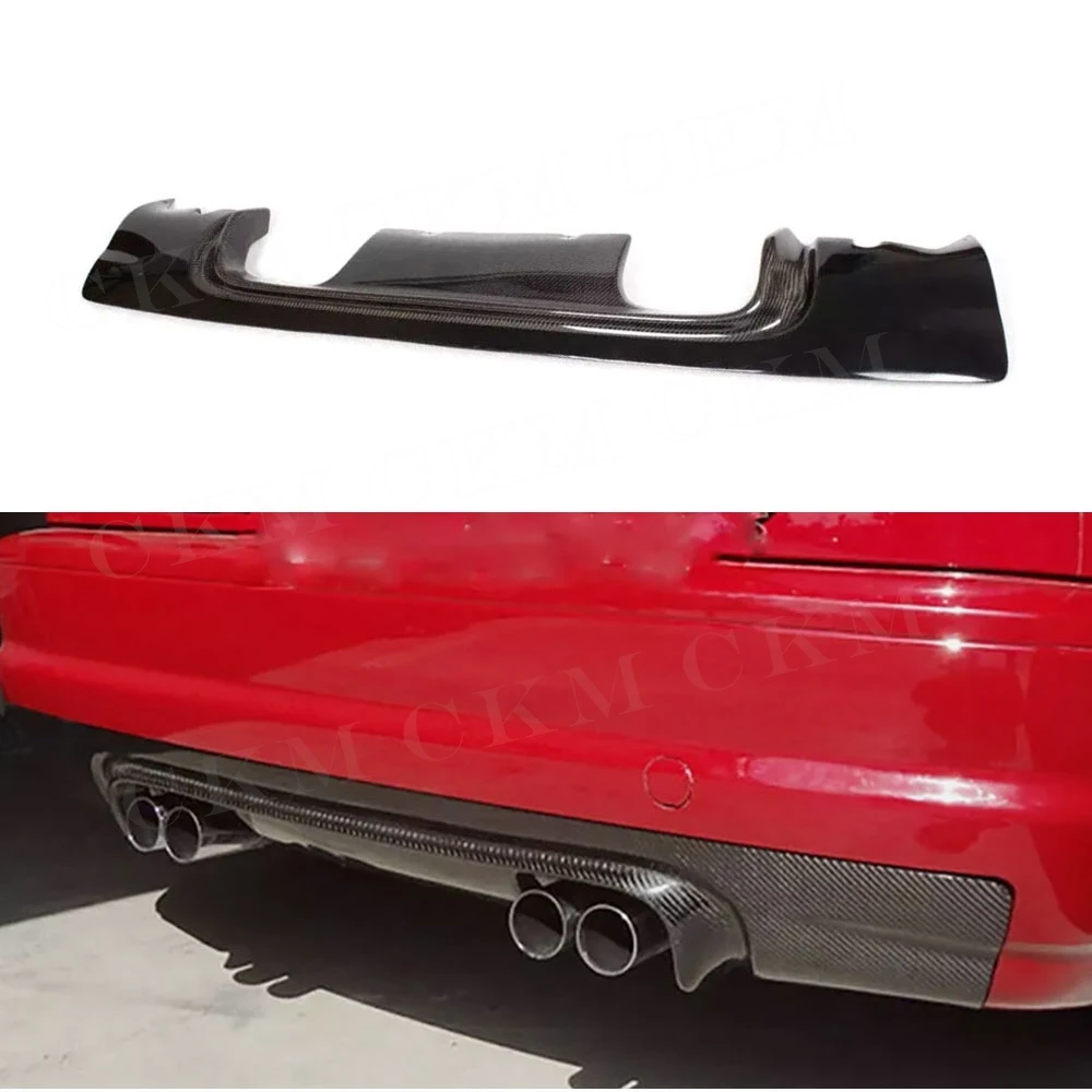 

Rear Bumper Diffuser Lip for BMW E46 M3 Coupe 2000 - 2006 Real Carbon Fiber Car Boot Splitter Spoiler Fiberglass