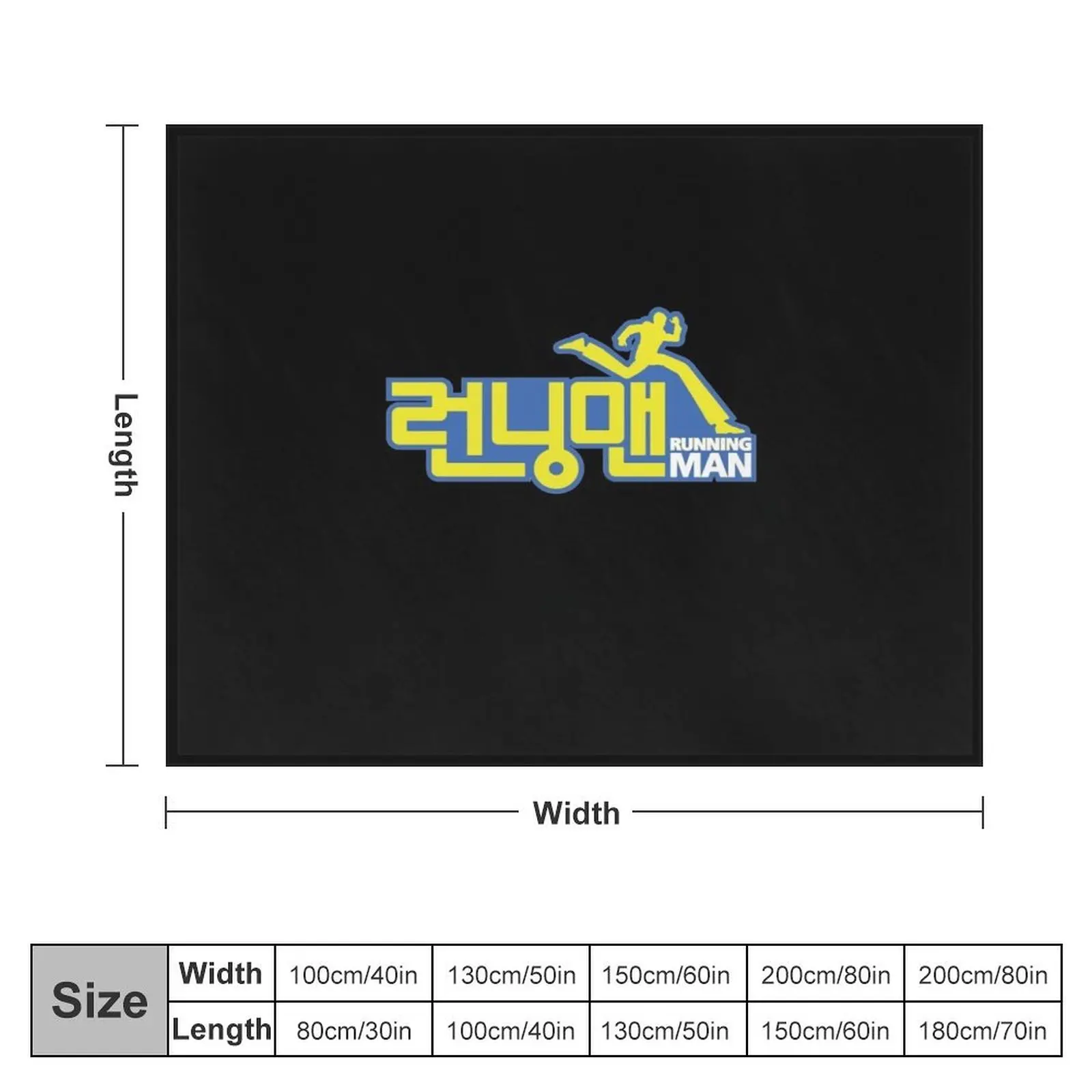 Running man - korean show Throw Blanket Picnic Custom Blankets