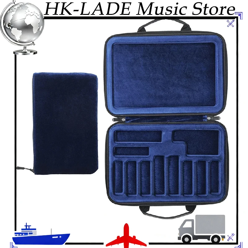 الساكسفون المعبرة صندوق تخزين الكلارينيت المخملية حالة إيفا حقيبة يد ل سوبرانو/ألتو/تينور ساكس آلات النفخ الملحقات