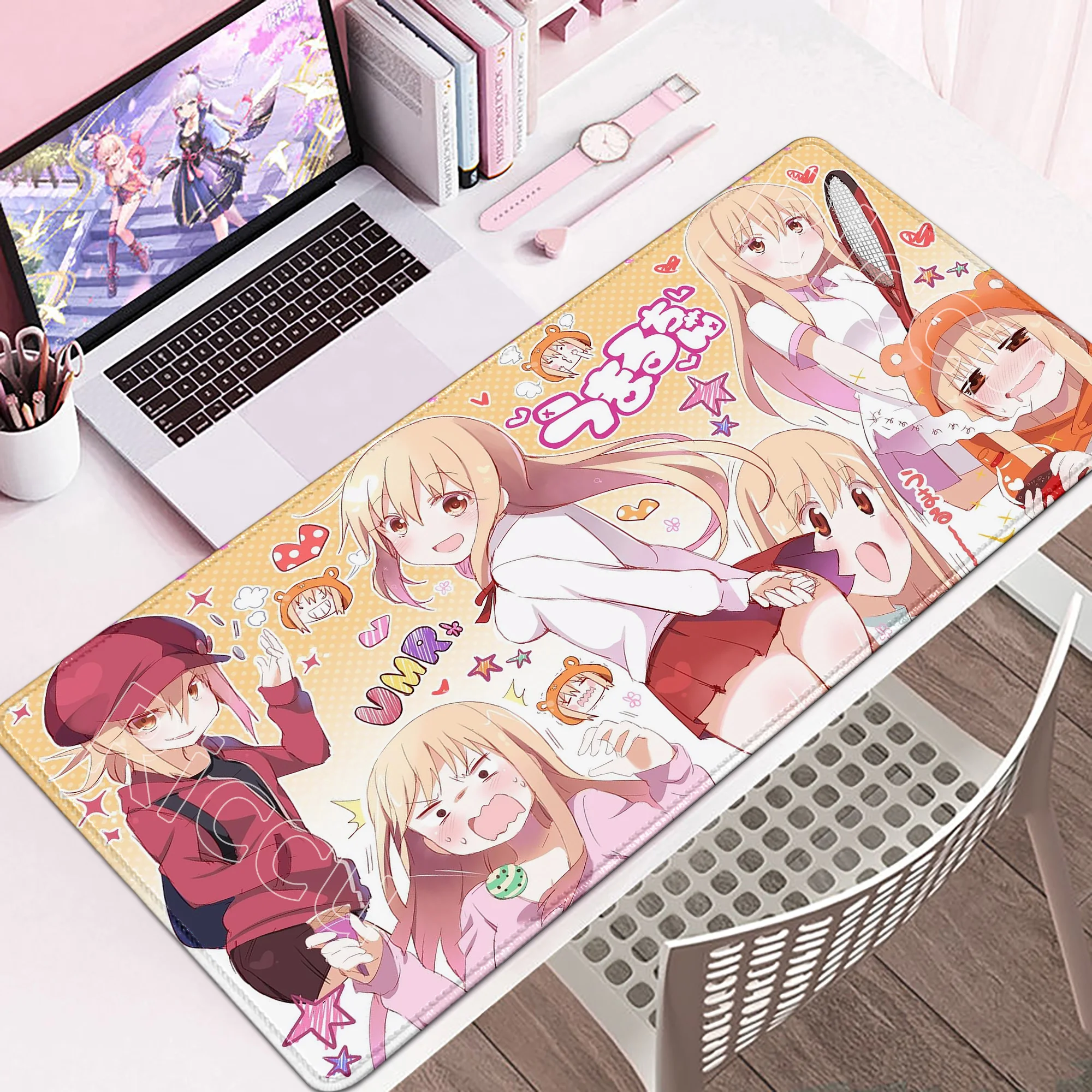 Kawaii فتاة ماوس الوسادة أنيمي هيموتو! Umaru - Chan Mouse Pad Laptop Gaming Office Large XXL Keyboard PC Cartoon Cute Desk Mat Rugs
