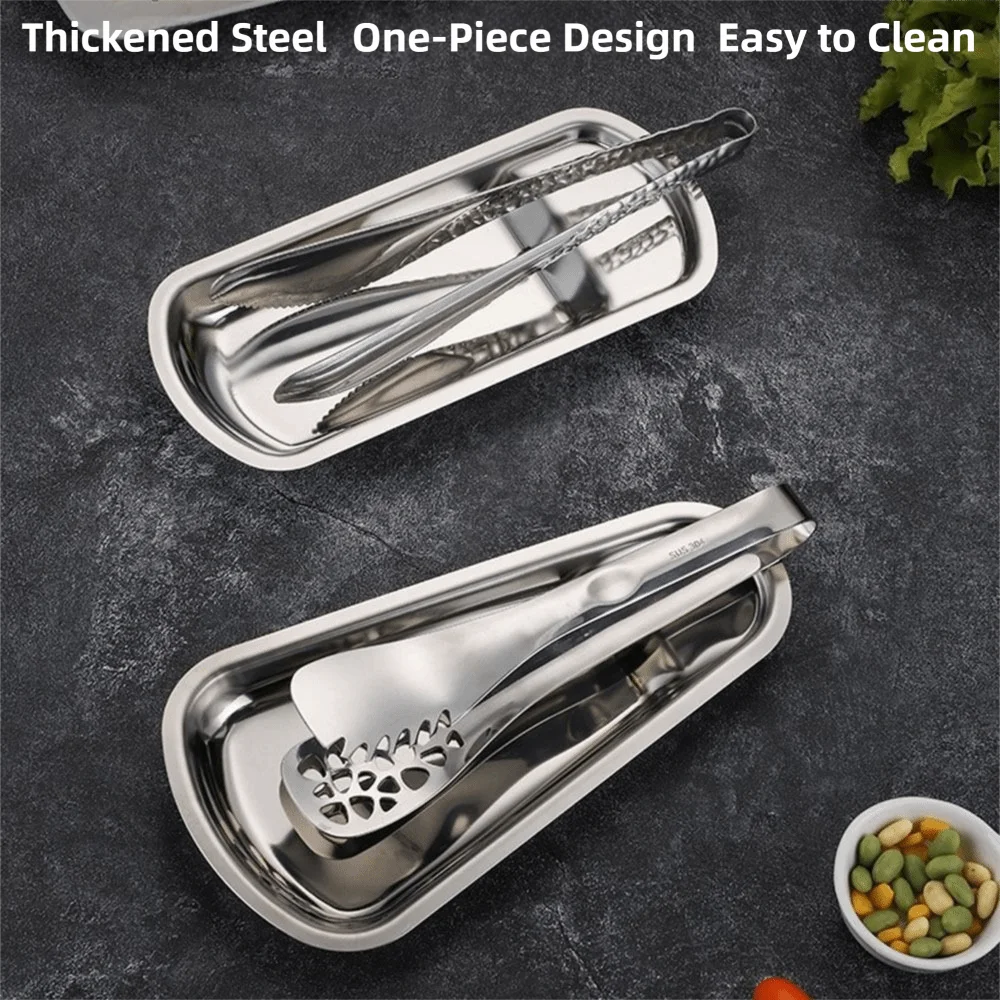 Creative Salad Serving Plate Irregular Outline Stackable Cake Dessert Plate Food Grade Mirror Polished Condiment Serving Tray