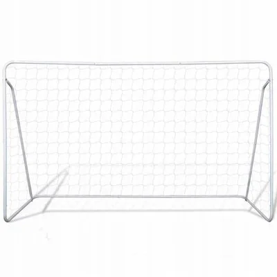 Soccer Goal 8 X 5.6 Ft, 2 in 1 Powder Coated Soccer Goal Frame with All Weather Net & Detachable Target Goal Net for Skills