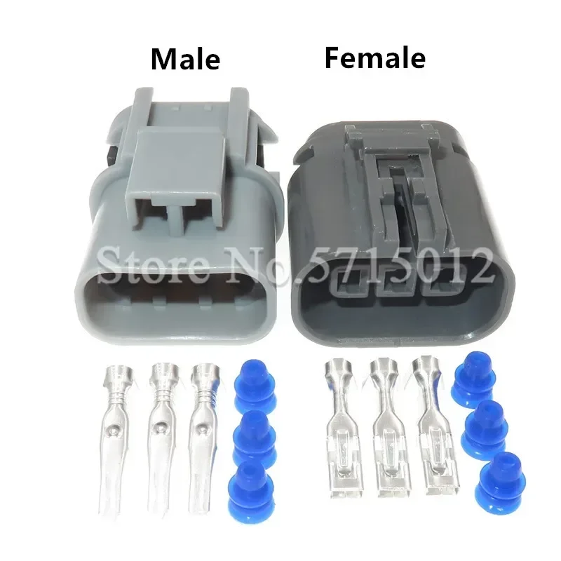 3 Hole 7223-1834-40 7122-1834-40 2.8mm Auto Ignition Coil Female Male Plug Car O2 Oxygen Sensor Connector Socket For Nissan