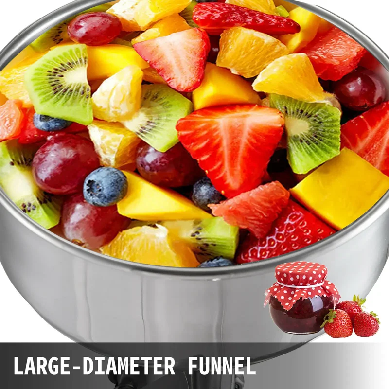 Commercial Fruit Juicer Electric Jam Press Strainer Machine Food Strainer Sauce Maker Stainless Steel Tomato Milling Tool