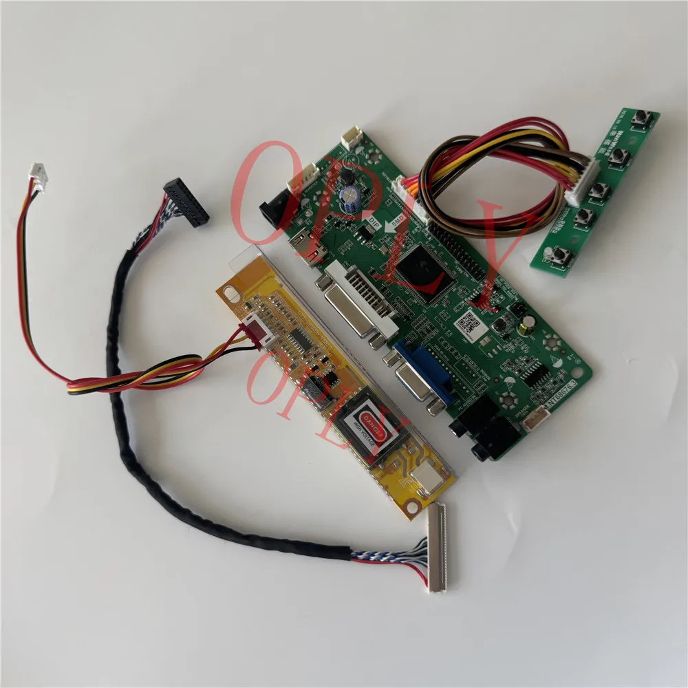 

M.NT68676 Комплект платы контроллера HDMI-совместимый VGA DVI для B154EW04 B154EW08 15,4-дюймовый ЖК-экран 1280X800 светодиодный монитор DIY