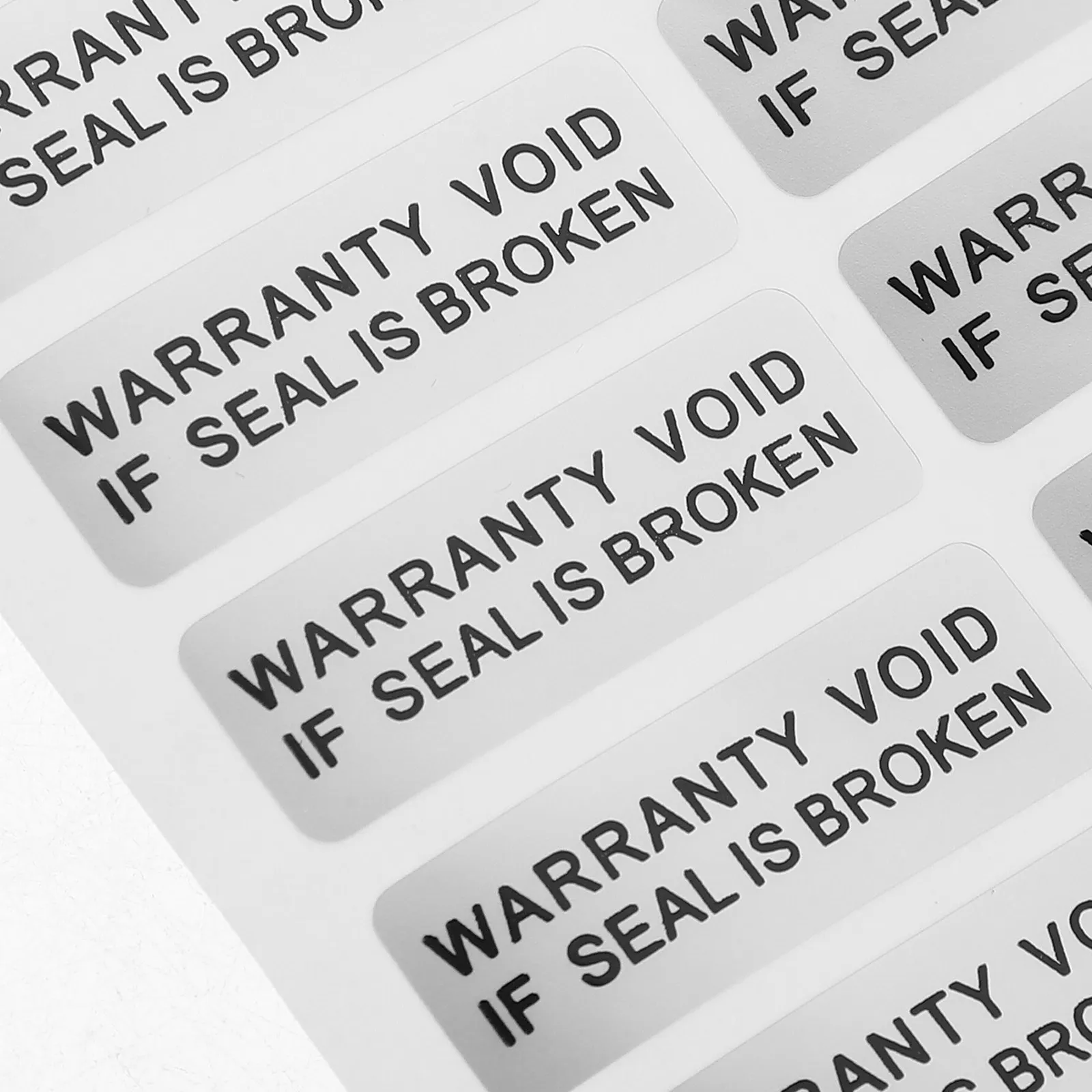 400Pcs Anti-Tamper Void Sticker Paper Adhesive Warning Label Security Sealing Label for Packages Electronics Devices Caution view 3